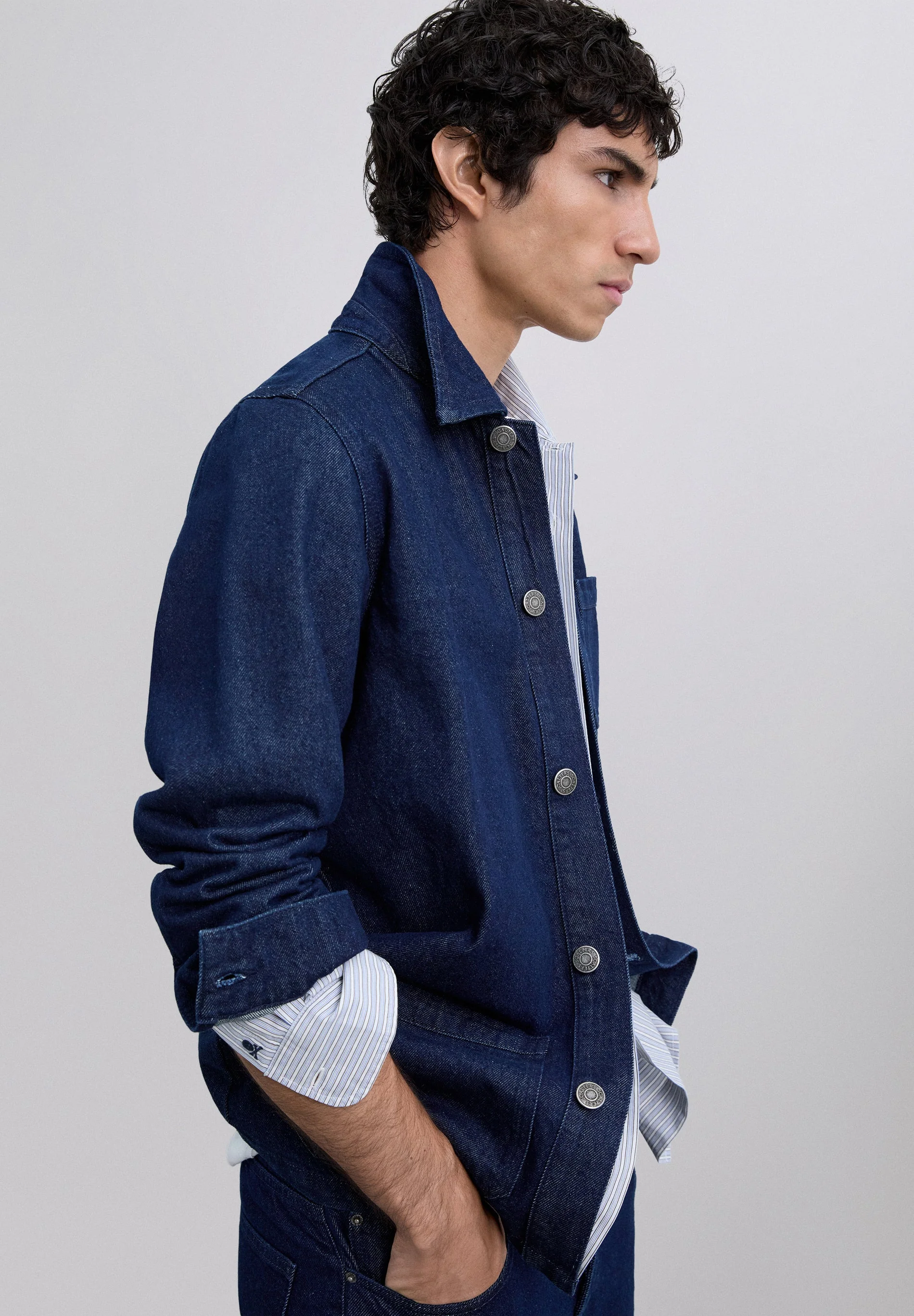 CARDIGAN JEANS EFEITO DESBOTADO - Image 4