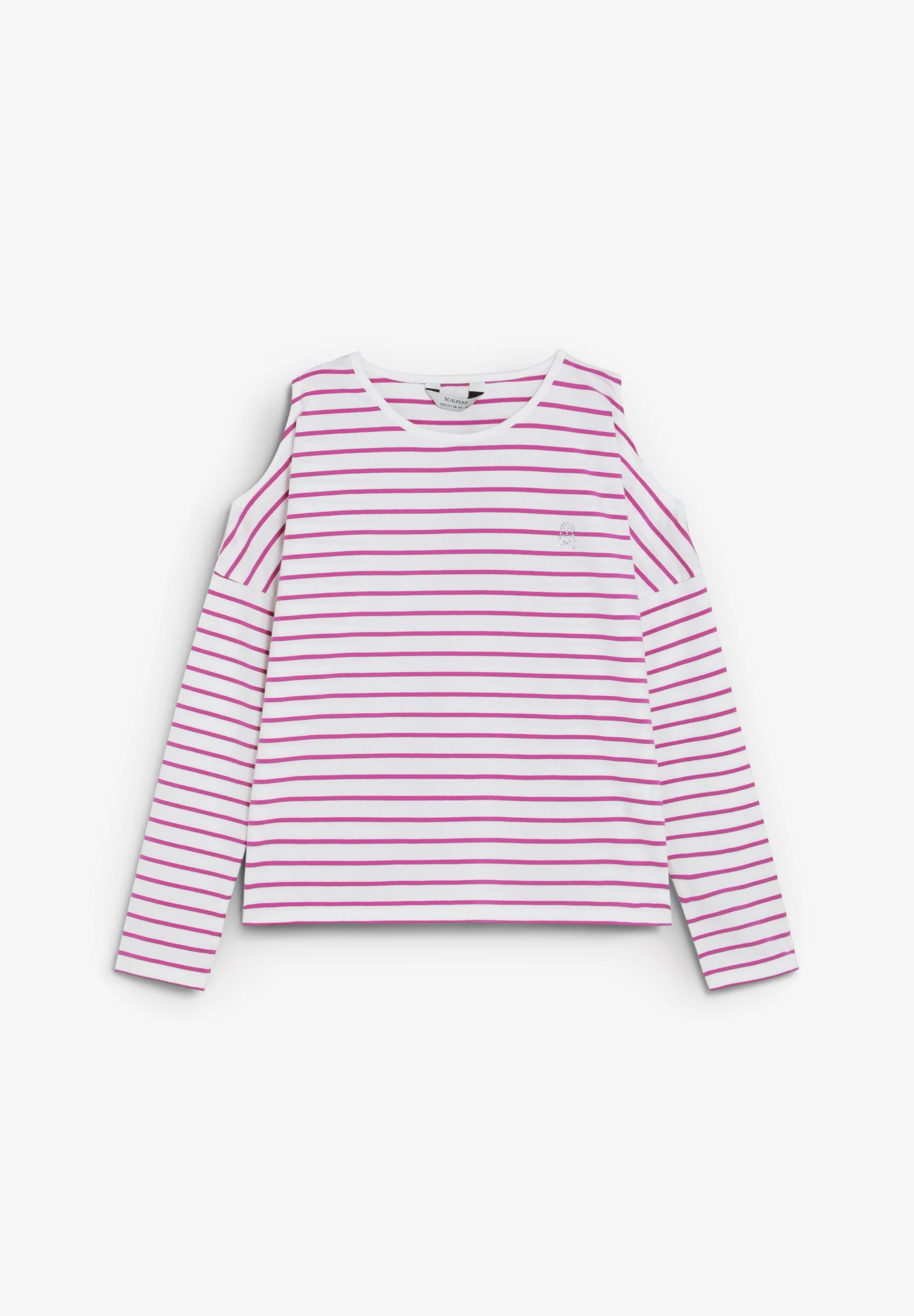 T-SHIRT ÀS RISCAS COM ABERTURA - Image 6